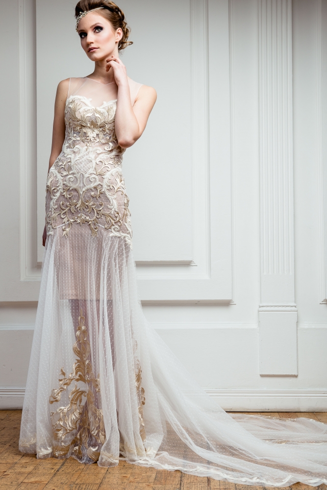 Robe de Mariee et de Soiree avec Traine Liliya Atelier #62