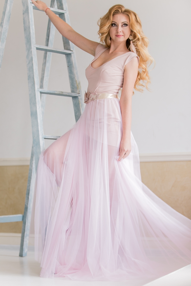 Jupe en tulle transparente Volume spectaculaire & elegance aerienne #1230